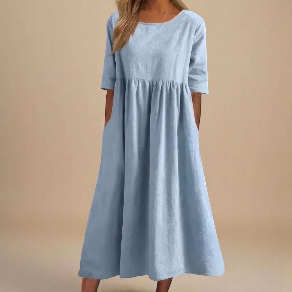 Modiva™ | Flattering Sukienka Bawełniana